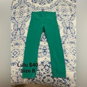 Lululemon kelly green leggings